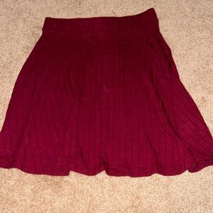 Maroon Mini Skirt from Kohl’s
